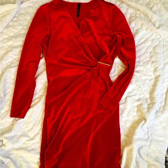Lori M Collection, Red Velvet Dress, Size 10 - Picture 1 of 9